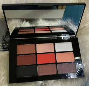 Shu Uemura Chromatics Eye Shadow Palette-Tokyo Red-9 Color-4 Textures-LE-RARE~* - Picture 1 of 6