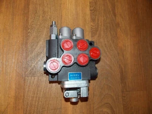 2 Schieber Hydraulik Wegeventil Traktor Lader P40-20T 11GPM WIE BESEHEN - Bild 1 von 6