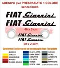 Kit Adesivi Fiat 500 Giannini epoca 126 595 tuning stickers decals logo