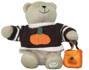 Peluche Starbucks 85a Edizione Bearista Bearista 2009 Halloween zucca SPEDIZIONE GRATUITA - Foto 1 di 5