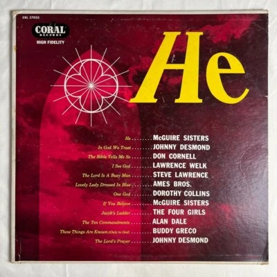 VARIOUS He 1956 Vinyl LP Coral CRL 57033 - VG+ - Image 1 of 4