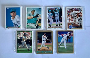 Florida Marlins 1993-99  Topps base team sets (1st 7 years of Topps team sets)
