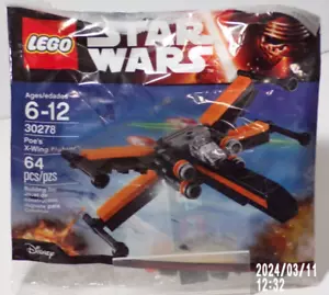 LEGO Star Wars: Poe's X-Wing Fighter (30278) Polybag RETIRED 2016 Sealed - Picture 1 of 2