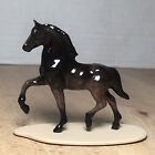 Hagen Renaker Mini Morgan Horse Ceramic Figurine on Base #2009 2.5” H NOS