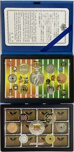 Japan 2004 6 Proof Coins Set 70th Anniv Pro Baseball +20g Mint Silver Medal PS46 - Picture 1 of 7