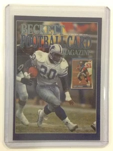 BARRY SANDERS Lions #ed/500 made Beckett Back - 2014 national Beckett Covers - Picture 1 of 1