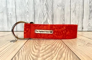 1.5" Winged Creatures Handmade Fishtail Martingale Dog Collar Greyhound, Whippet - Picture 1 of 8