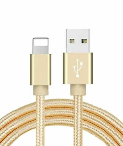 Heavy Duty 8 PIN Charging Cable Cord For iPhone 6 7 8 11 12 Plus XS XR Charger - Picture 1 of 9