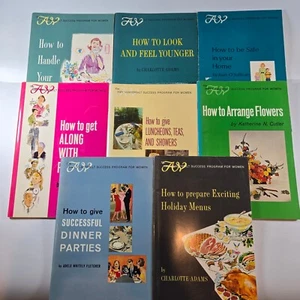 Amy Vanderbilt Success Program for Women Lot of 8 Dinner Hostess Guide Vintage - Picture 1 of 7