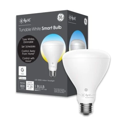 C by GE Tunable Smart LED BR30 Floodlight Bulb White 800 lumens Indoor Brand New - Image 1 of 4