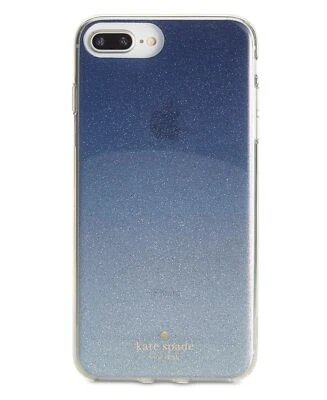 Kate Spade New York 256543 Ombré Glitter Blue Clear Multi iPhone 7/8 Plus Case - Image 1 of 2