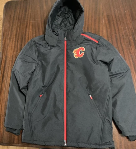 Calgary Flames Authentic Pro Jacket, NHL, New, Medium Cover