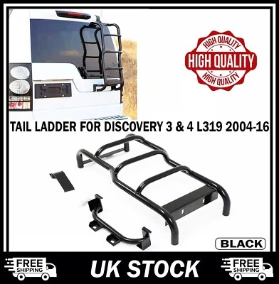 REAR ROOF RAILS BARS ALUMINUIM TAIL LADDER FOR LAND ROVER DISCOVERY 3 4 L319 - Image 1 of 4