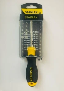 Stanley 34 Piece Magnetic Chrome Vanadium Multi-Bit Screwdriver STHT0-70885 - Picture 1 of 3