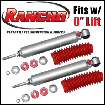 Amortiguadores traseros Rancho RS9000XL para Toyota FJ Cruiser 2007-2014 con elevación de 0" Foto 1 de 3