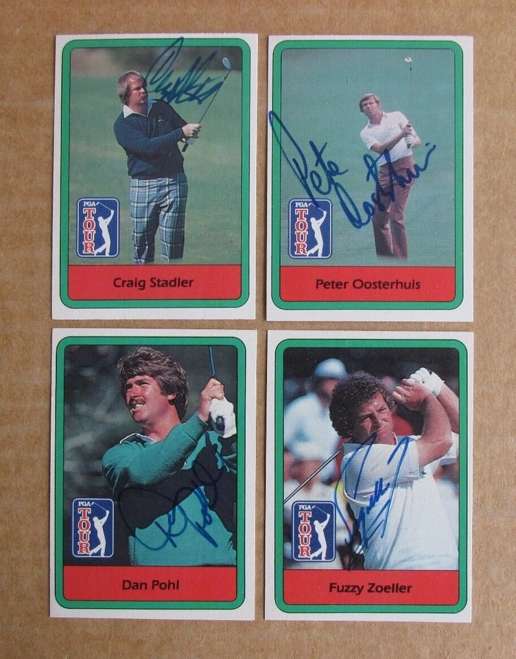 Tarjeta autógrafa firmada Donruss Golf 1982 individuales U-Pick Choice Foto 1 de 1