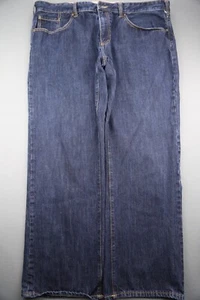 Men's Sonoma Life Style Jeans Straight Dark 5 Pocket Size 42x32 (Msr 42x31) - Picture 1 of 9