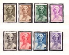 BELGIUM 1936 queen astrid mourning stamps mnh** 411/18