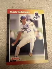 1989 Donruss Baseball Card Mark Gubicza Kansas City Royals #179