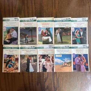 10 Harlequin Romance Novels (Paperback) Wedding Theme Books FREE SHIPPING #088 - Picture 1 of 6