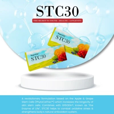 20 Pack Superlife STC30 Supplement Stem Cell Vitamins Reduce Wrinkles Anti Aging