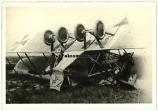 Archive photo plane wreck emergency landing AEG G.I