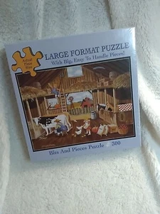 Large Format Vintage 300-piece Bits & Pieces Jigsaw 'With Grandpa on the Farm'' - Picture 1 of 2