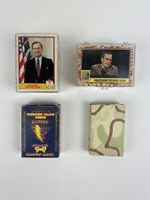 Desert Storm / Desert Shield Small Lot Of Trading Cards And Playing Cards