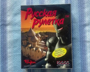 Russian Roulette 1996 pc cd big box Buka Entertainment Logos ibm FPS SCI FI RARE - Imagen 1 de 12