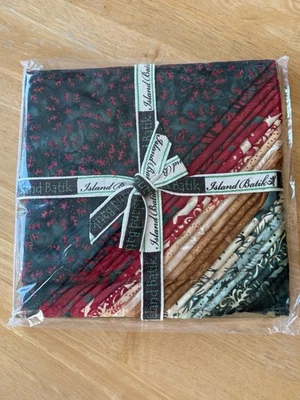 Island Batik - 10” Squares (42) WOODLAND HOLIDAY  - Image 1 of 3