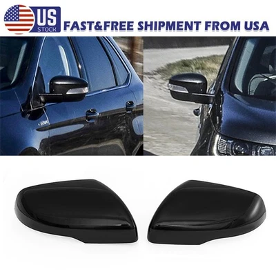 Side Mirror Cover Cap Trim For Ford Edge 2015 2016 2017 2018 2019 2020-2021 2pcs - Imagem 1 de 4
