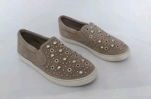 MOCASSINO SAM EDELMAN PAVEN GRIGIO SCAMOSCIATO IMPREZIOSITO STILE SCARPE DA GINNASTICA USA10 UK8 OMAGGIO P&P - Foto 1 di 9