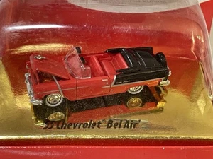Classic Metal Works 30106 HO Mini Metals Red / Black 1955 Chevrolet Bel Air Car - Picture 1 of 2