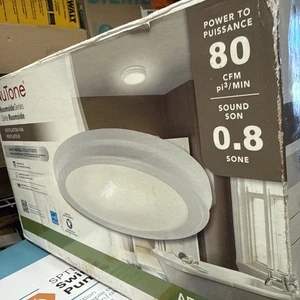 NuTone AERN80LWH Portable Ventilation Fan - White - Picture 1 of 5