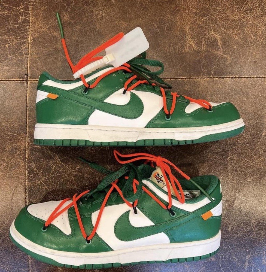 Nike Dunk Low x OFF-WHITE Pine Green 2019 for Sale Nike Dunk Low x OFF-WHITE Pine Green 2019 for Sale