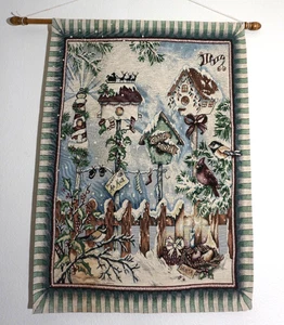 Tela Colgante Pared Decoración Navidad No Hay Lugar Como La Nieve 36" X 25" - Imagen 1 de 16