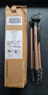 Amazon Basics Lightweight Aluminum Tripod 50 Inch with Carry Bag Adjustable - Image 1 of 4