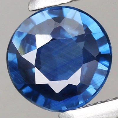 0.46ct Round 5.03x4.94mm Natural Heated Blue Sapphire, Bangkaja Chanthaburi TH💎 - Image 1 of 4