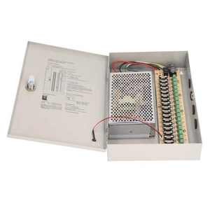 12V10A Power Supply Box 18 Channel Waterproof Anti Theft CCTV Power Supply For✈ - Bild 1 von 12