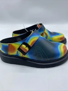 Doc Dr Martens Isham Slipper Clog Pantolette Genix Nappaleder Heat Map Damen 7 M6 - Bild 1 von 6