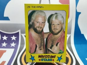 🥊1986 Monty Gum Super Wrestling Stars The RPM's #29 - Picture 1 of 3