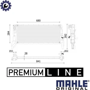 RADIATOR ENGINE COOLING CR 2313 000P FOR BMW X1/F48 B46A20B B42S20A B48A20 2.0L - Picture 1 of 8