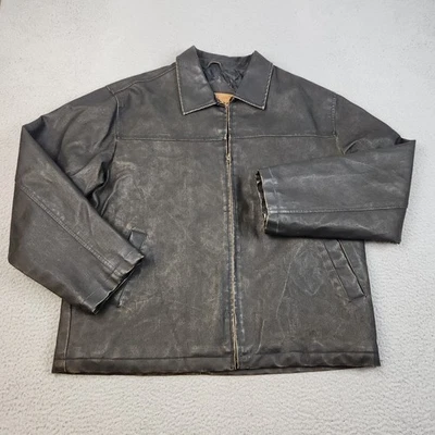 Chaqueta de motociclista de cuero Arizona para hombre extra grande Dean Winchester sobrenatural PESADA Foto 1 de 4