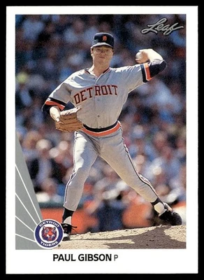 1990 Leaf Paul Gibson Detroit Tigers #298 - Image 1 of 2