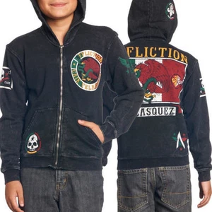 Felpa con cappuccio gioventù Affliction Cain Velasquez UFC 200 taglia SMALL, felpa con cappuccio bambini - Foto 1 di 3