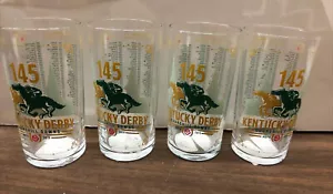 Authentic 2019 Kentuck Derby Mint Julep Glass Set of 4 New Unused - Picture 1 of 5