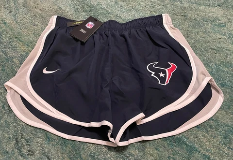 Nike Women’s Dri-Fit Houston Texans Football Tempo Performance Shorts Sz. L NEW Cover
