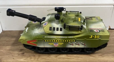Vintage Empire 1998 Buddy L Army Military GI Joe Style Tank NOT WORKING - Image 1 of 4