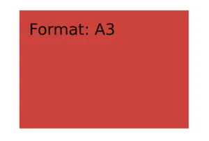 50 Blatt farbiges Druckerpapier / 80g Kopierpapier / Format: A3 / Farbe: rot - Bild 1 von 1