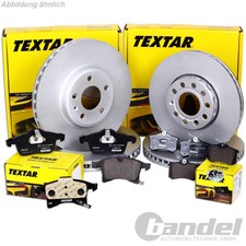 4 TEXTAR BREMSSCHEIBEN  BELÄGE VORNE HINTEN AUDI A3 S3 VW GOLF 6 2,0R SCIROCCO